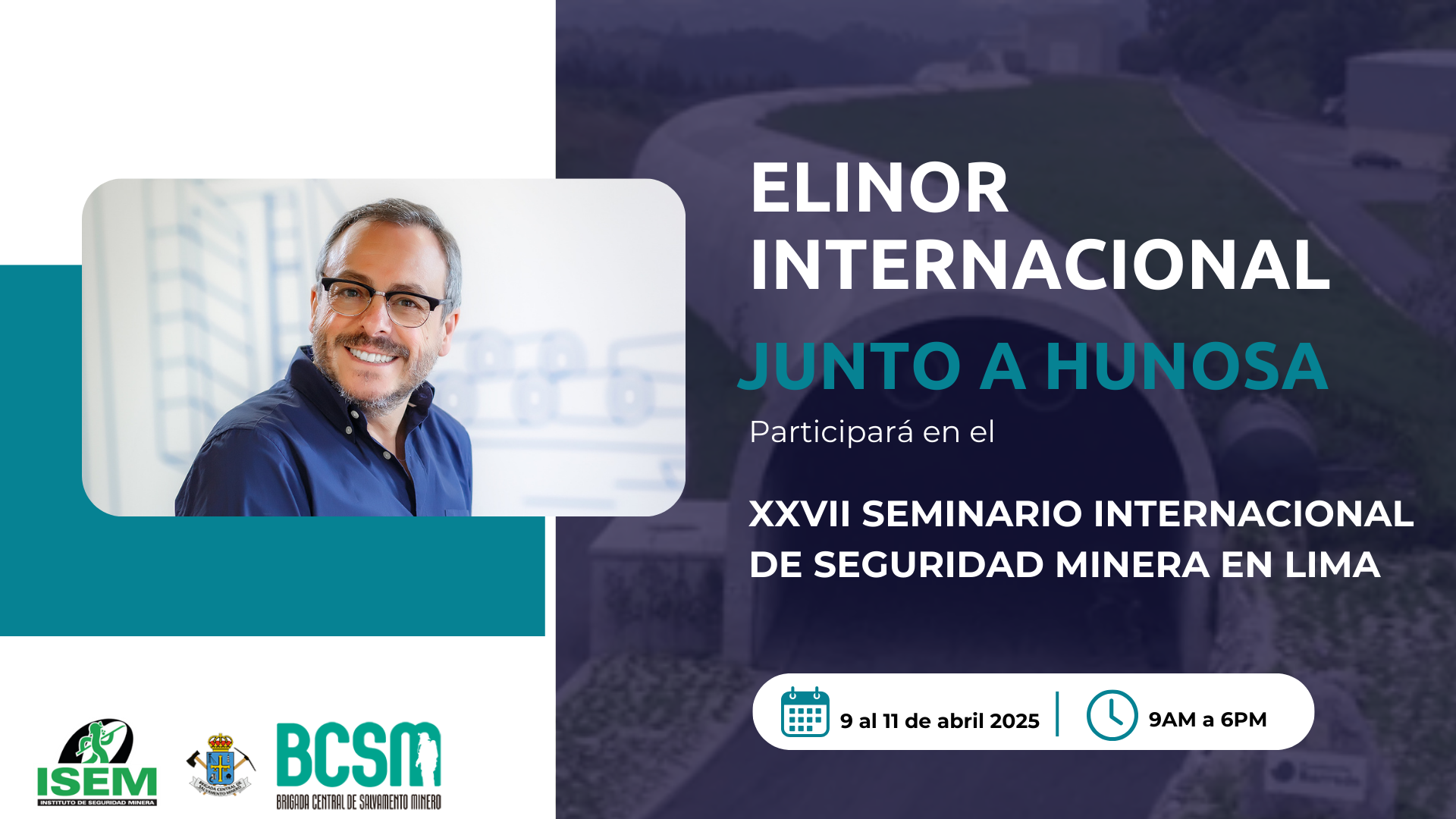 Elinor Internacional and HUNOSA reinforce mining safety in Peru with their prominent participation in the 27th ISEM International Mining Safety Seminar 2025
