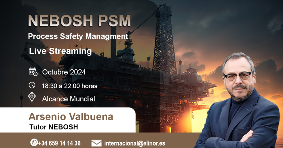 HSE+Nebosh Curso de Segurança de Processos em Live Streaming